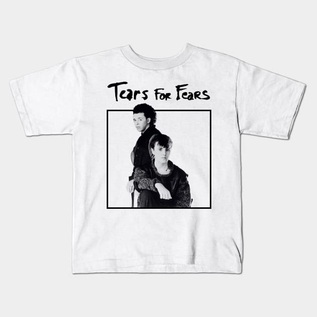 Vintage 80s Tears For Fears Kids T-Shirt by bambangbuta